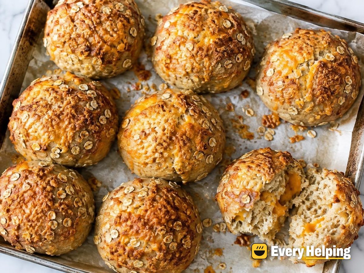 Cheddar Oat Spelt Burger Buns