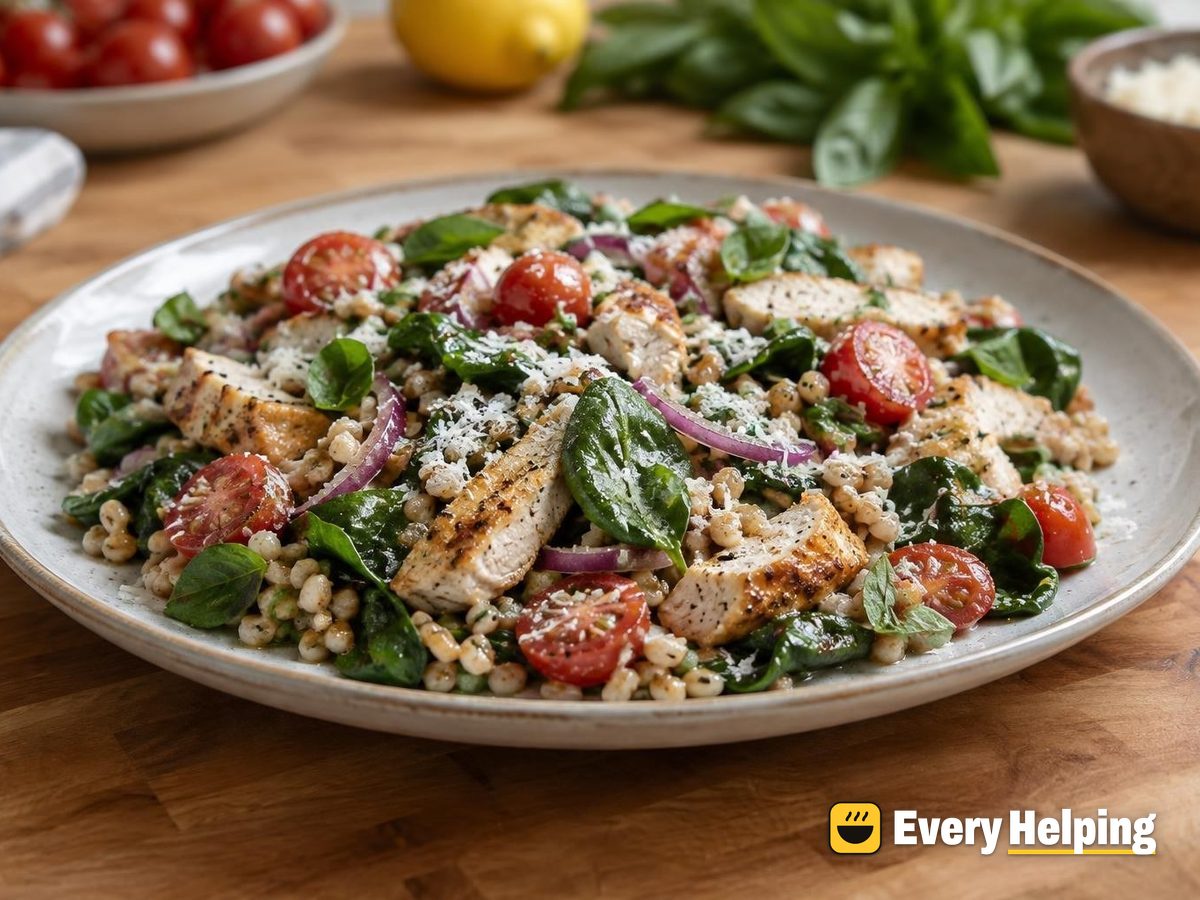 Italian Turkey Farro-Style Barley Salad