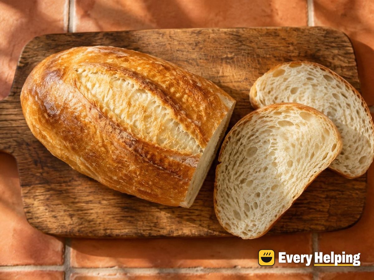 Soft Milk-and-Butter Tangzhong Sourdough Batard