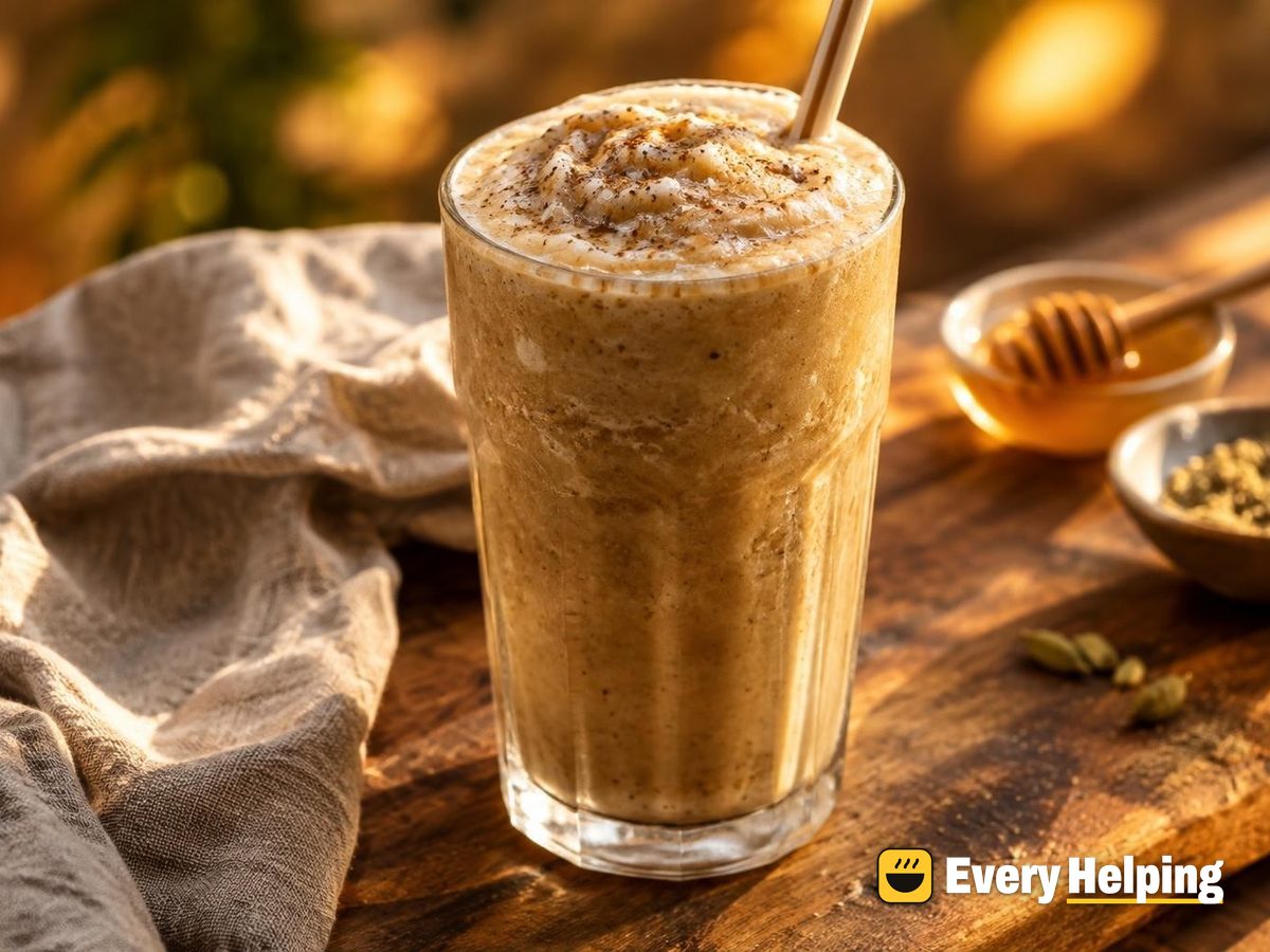 Honey Vanilla Espresso Frappé with Skim Milk