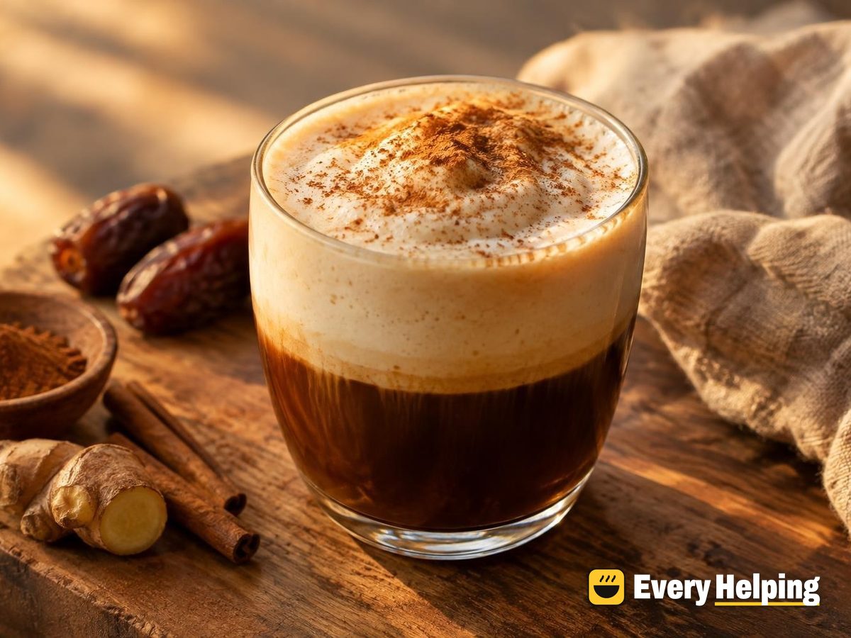 Coconut Cinnamon Date Cappuccino