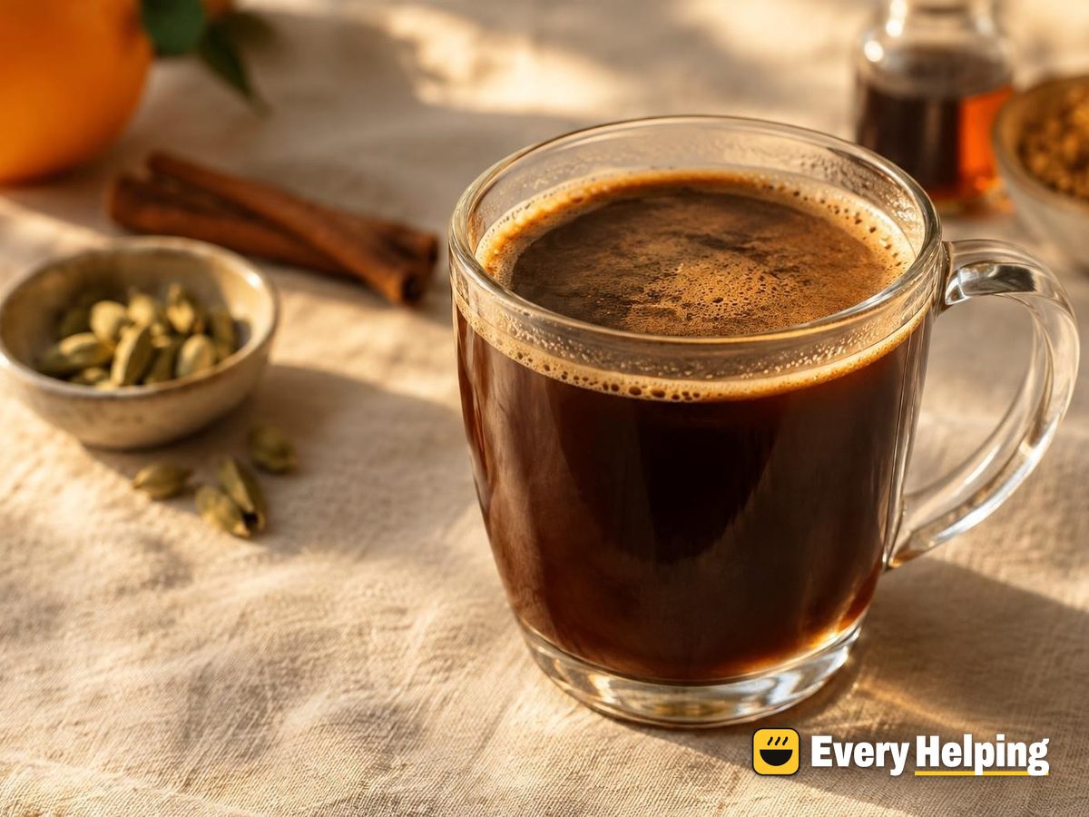Cardamom Vanilla Spiced Brewed Coffee