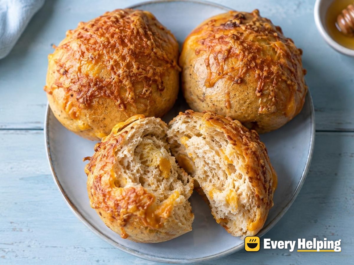 Sharp Cheddar Spelt Burger Buns