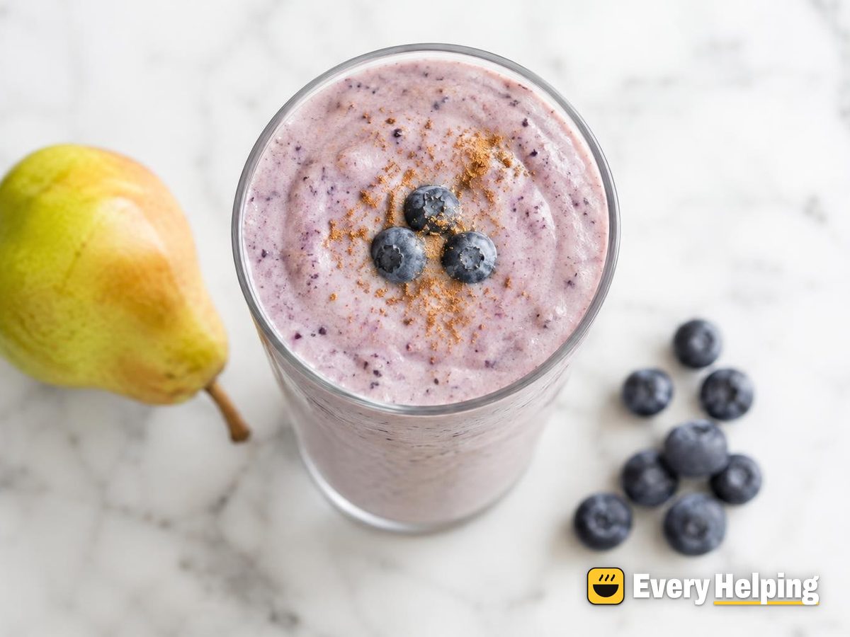 Vanilla Blueberry Pear Soy Protein Shake