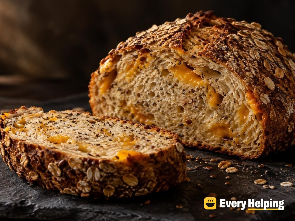 Toasted Oat Porridge Cheddar Sourdough Batard