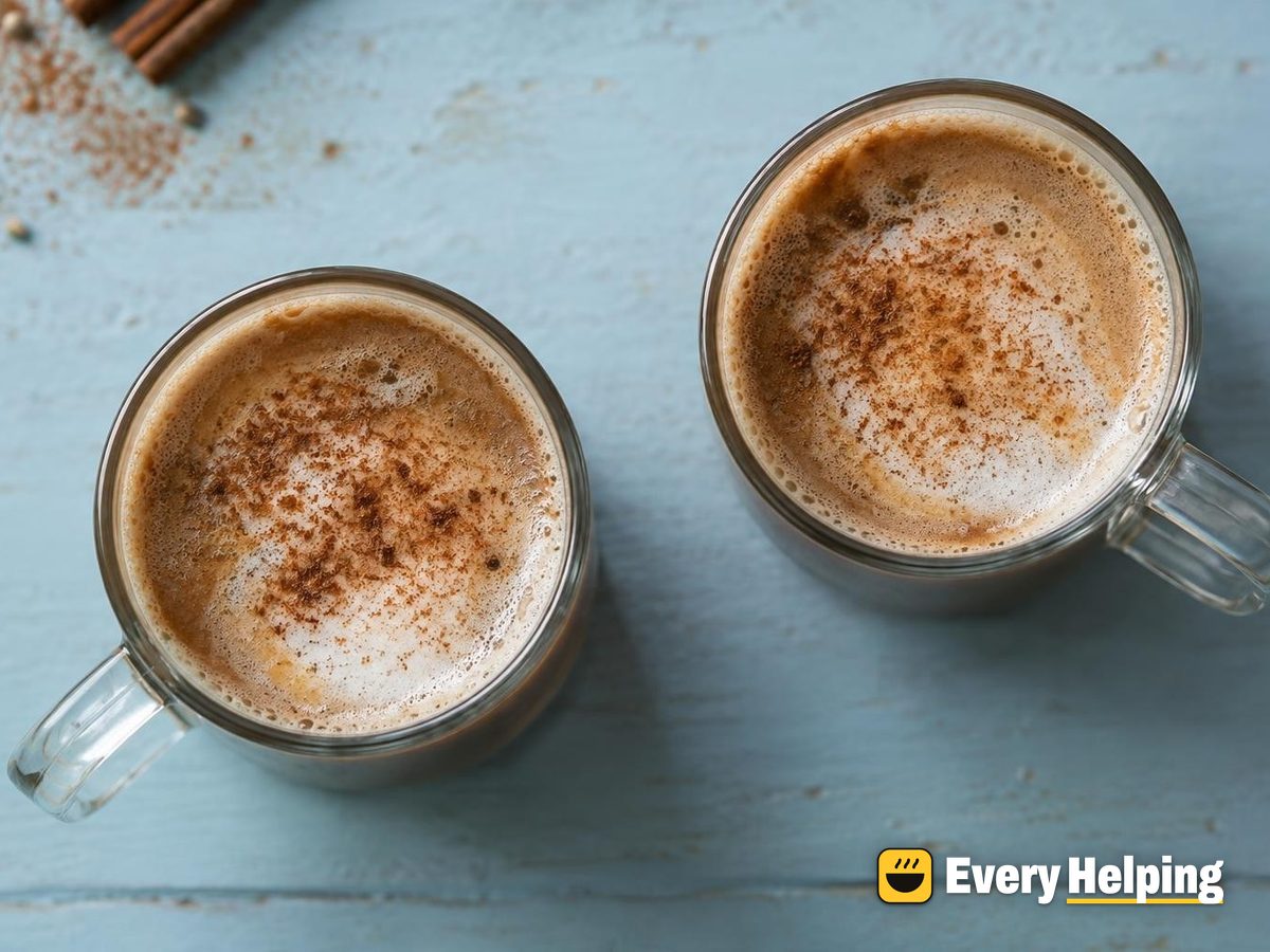 Honey-Cinnamon Americano with Steamed Skim
