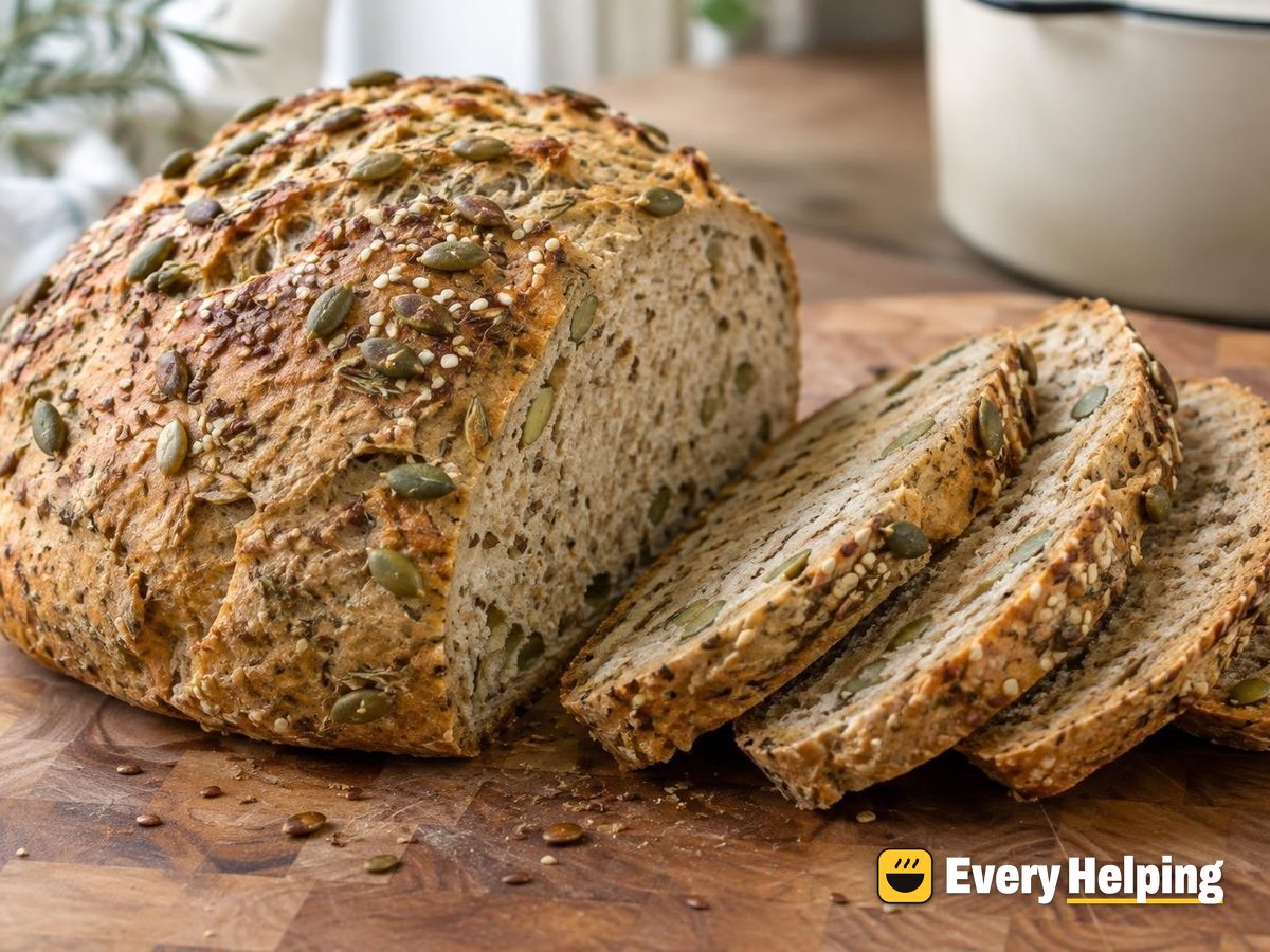 Rosemary Olive Oil Pumpkin Seed Whole Wheat Boule