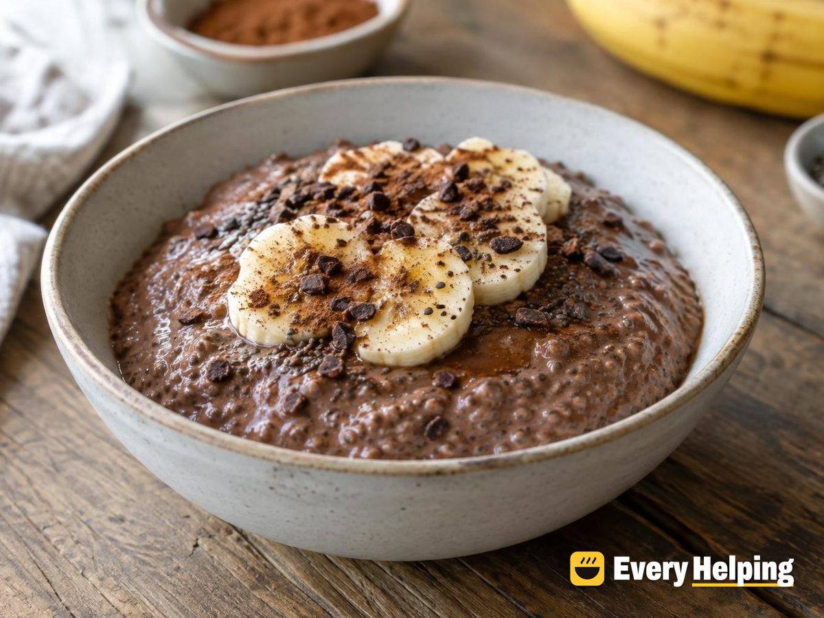 Chocolate Banana Chia Pudding
