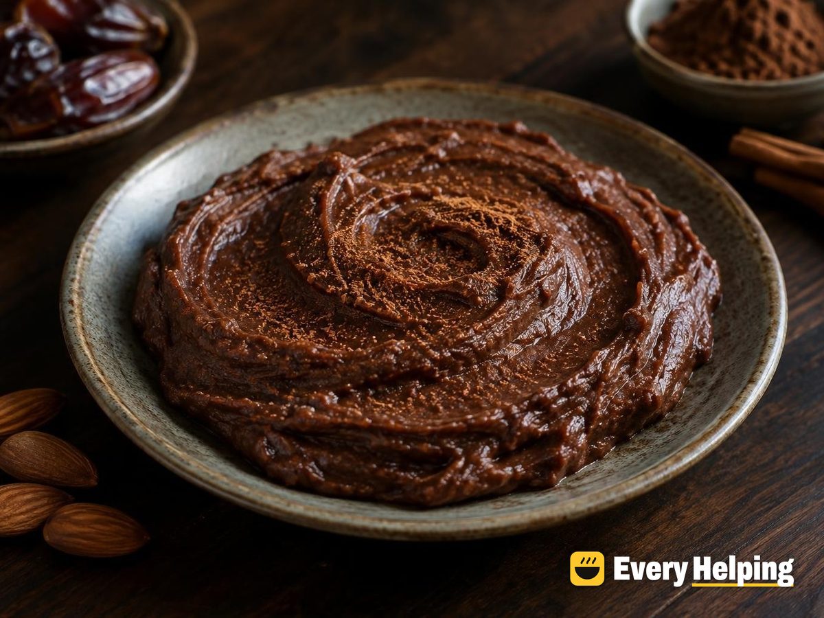 Raw Cocoa Date Almond Butter with Cinnamon