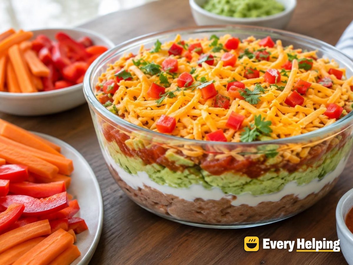 Layered Pinto Bean Game-Day Dip