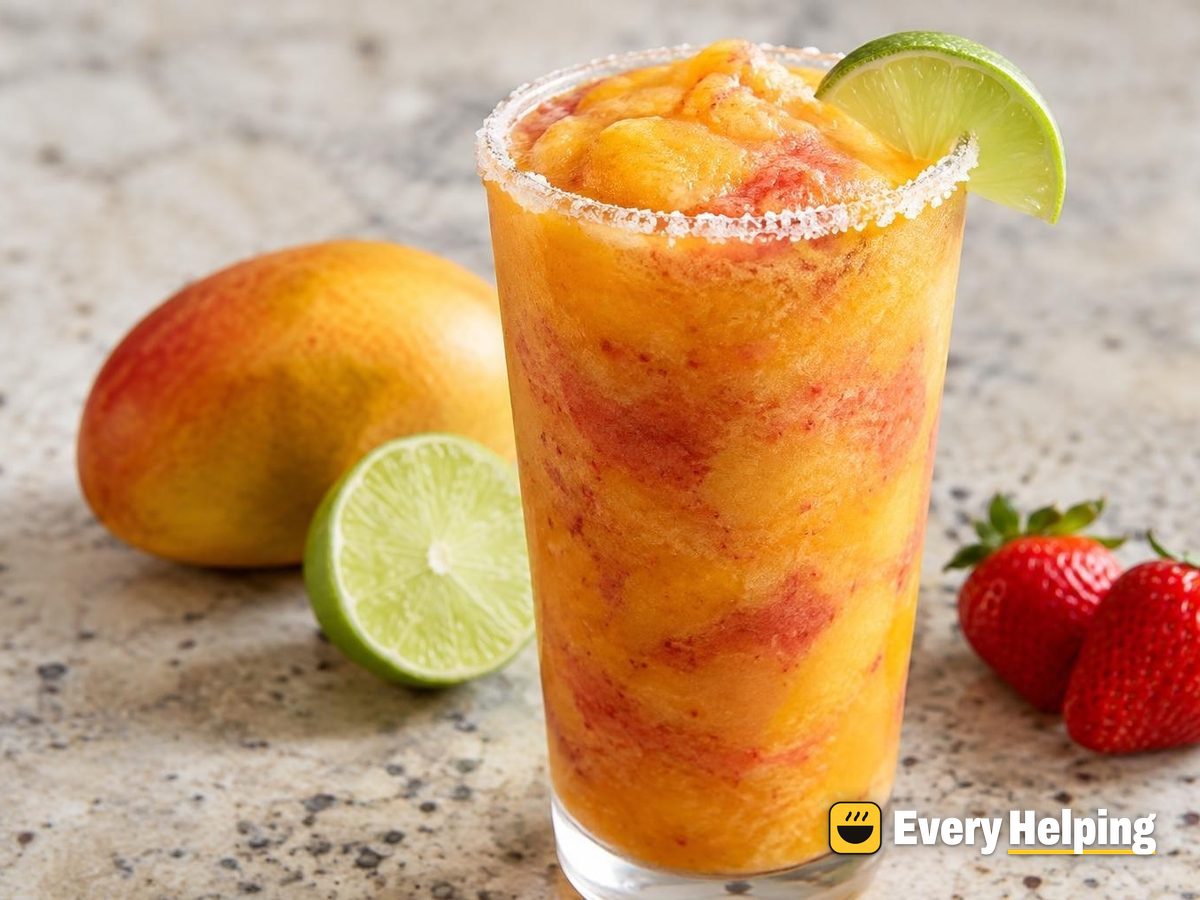 Frozen Mango Lime Daiquiri Mocktail