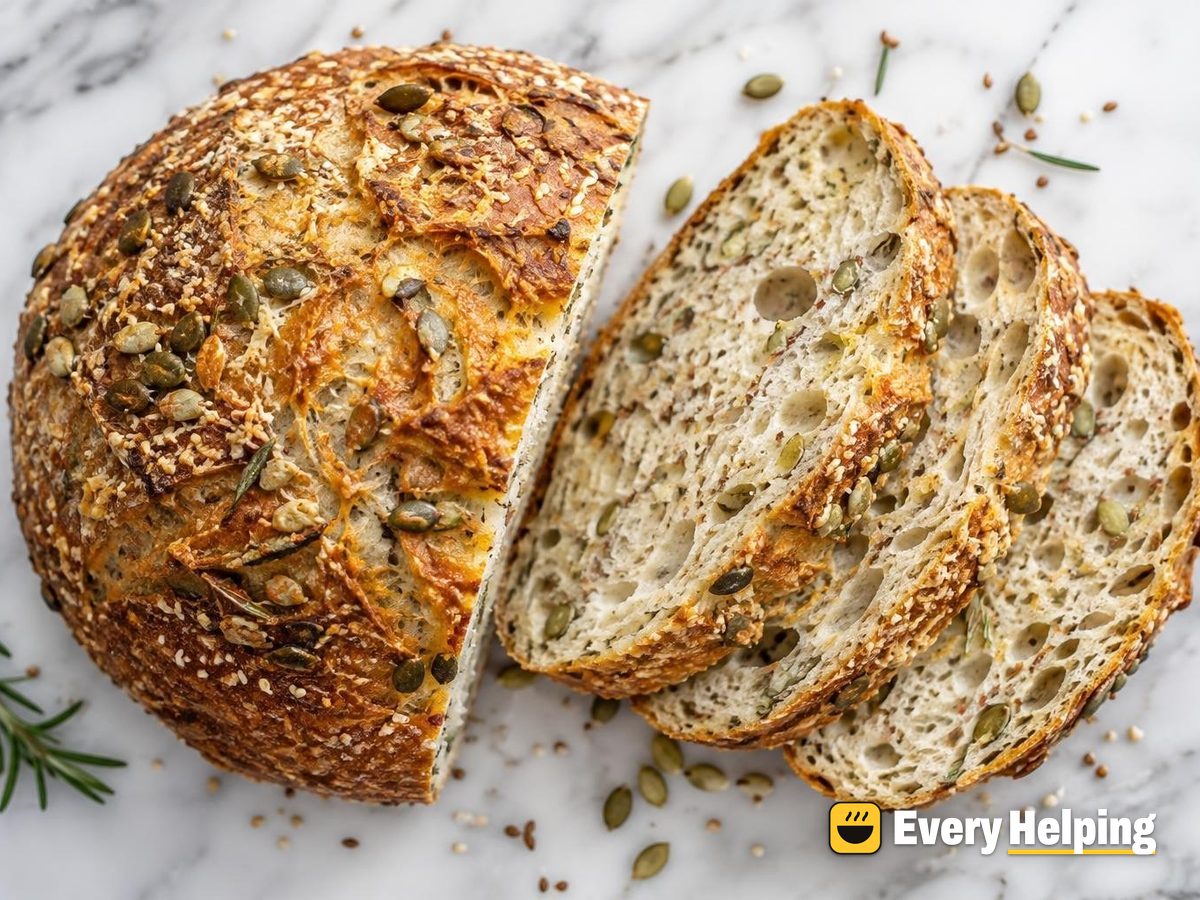 Parmesan Pumpkin Seed Olive Oil Sourdough Boule