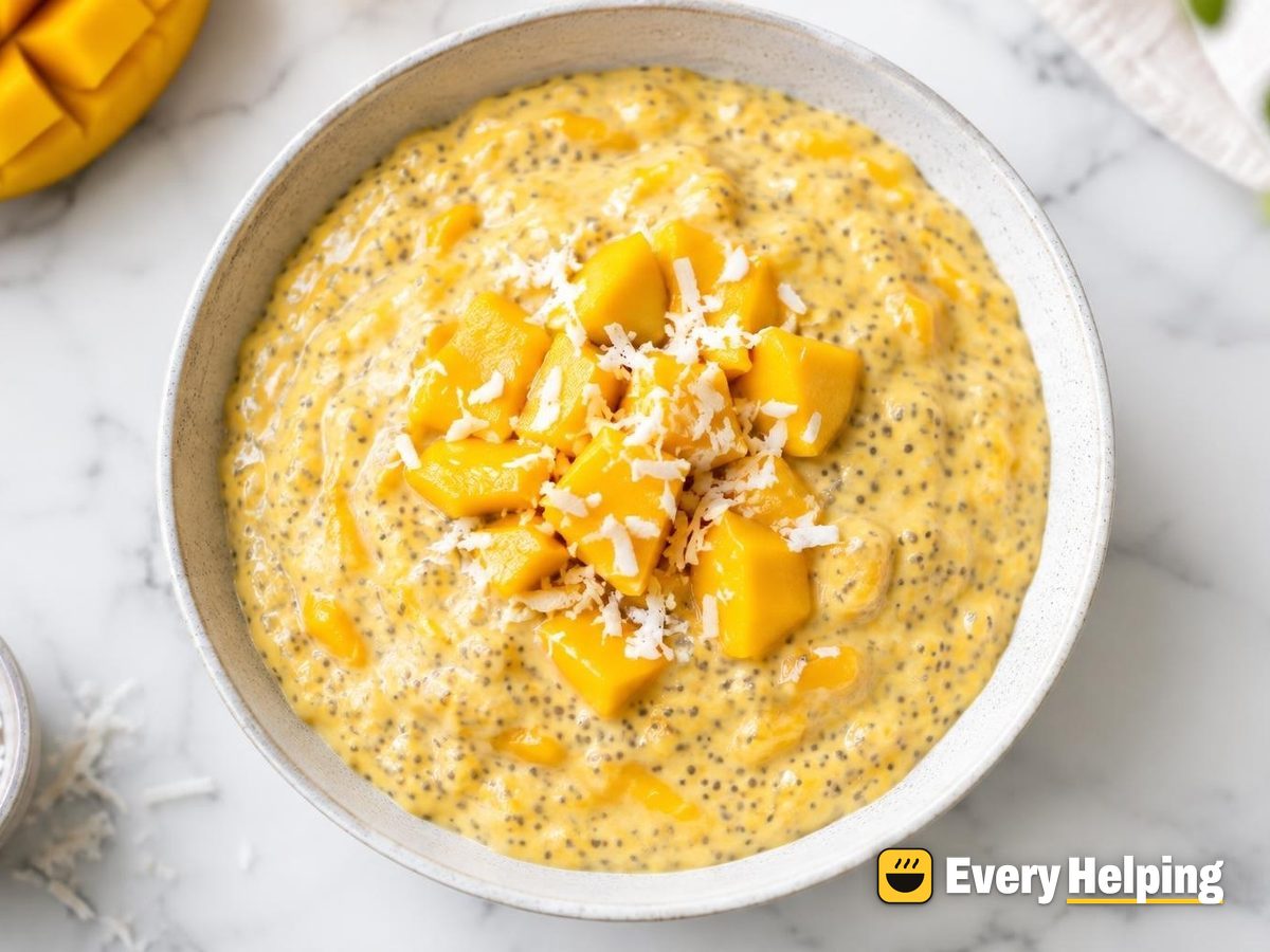 Mango Coconut Chia Pudding