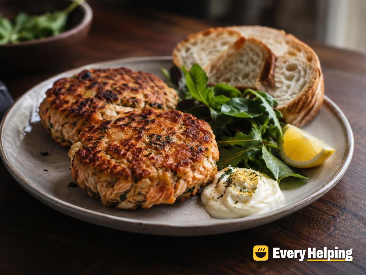Zesty Salmon Burgers