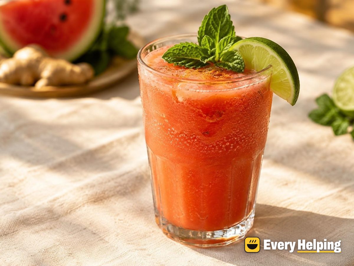 Spiced Watermelon Turmeric Cooler