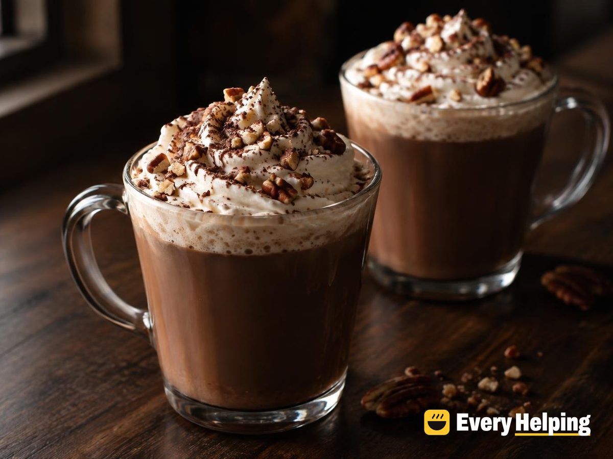 Maple Pecan Mocha with Whipped Cream