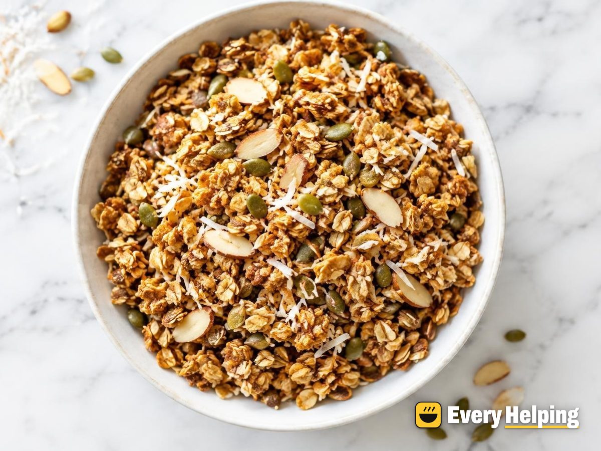 Coconut Pumpkin Spice Granola with Pepitas