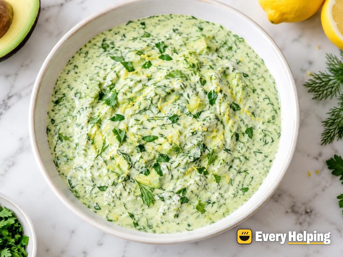 Hand-Whisked Avocado Buttermilk Ranch