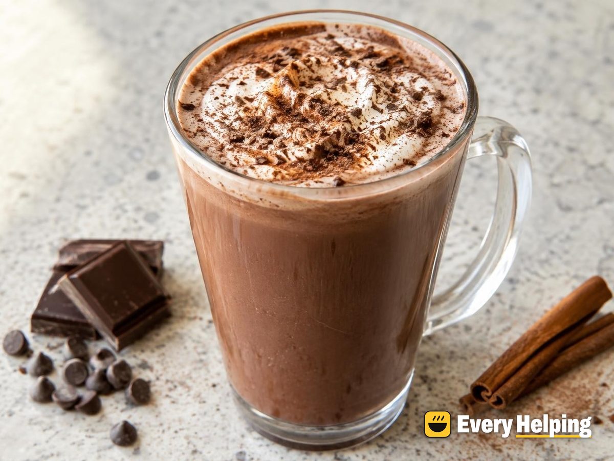 Cinnamon Soy Mocha with Dark Chocolate