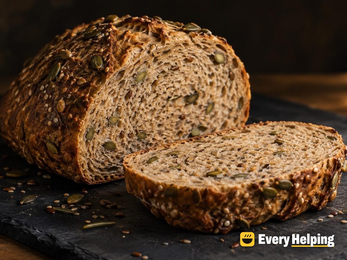Soft Rosemary Seeded Spelt Sourdough Batard