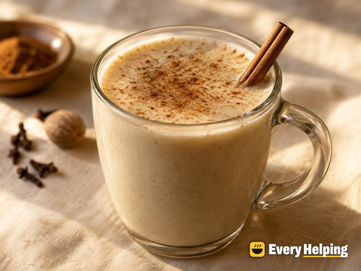 Warm Spiced Coconut Brown Sugar Nog