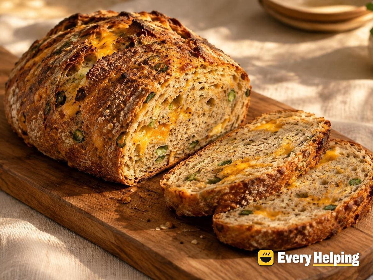 Sharp Cheddar Mustard Pepper Rye Batard
