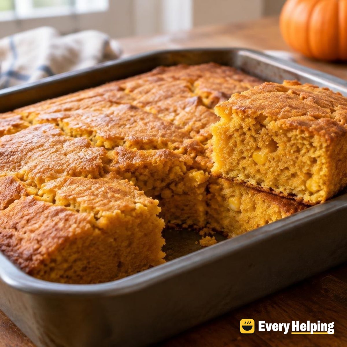 Honey Pumpkin Cornbread Loaf