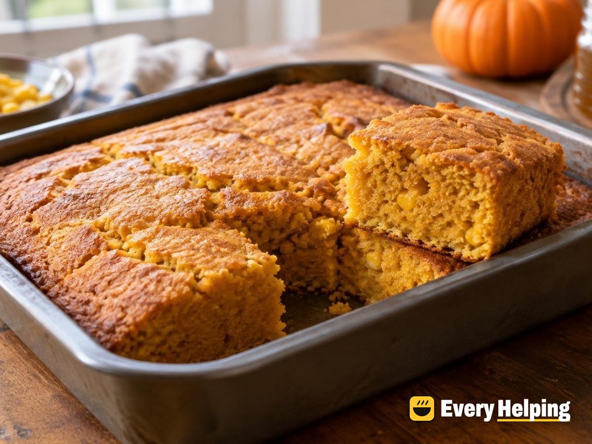 Honey Pumpkin Cornbread Loaf