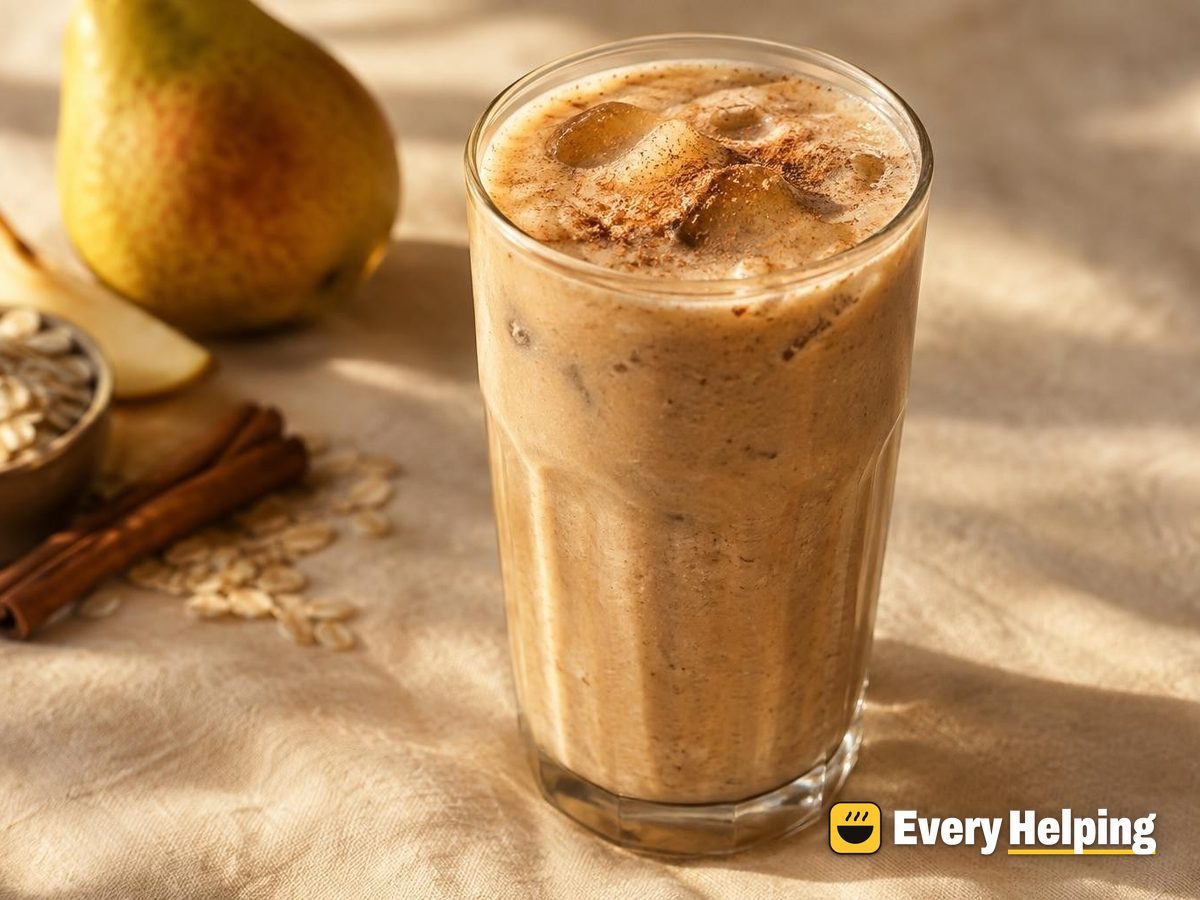 Blended Cinnamon Pear Oat Chai