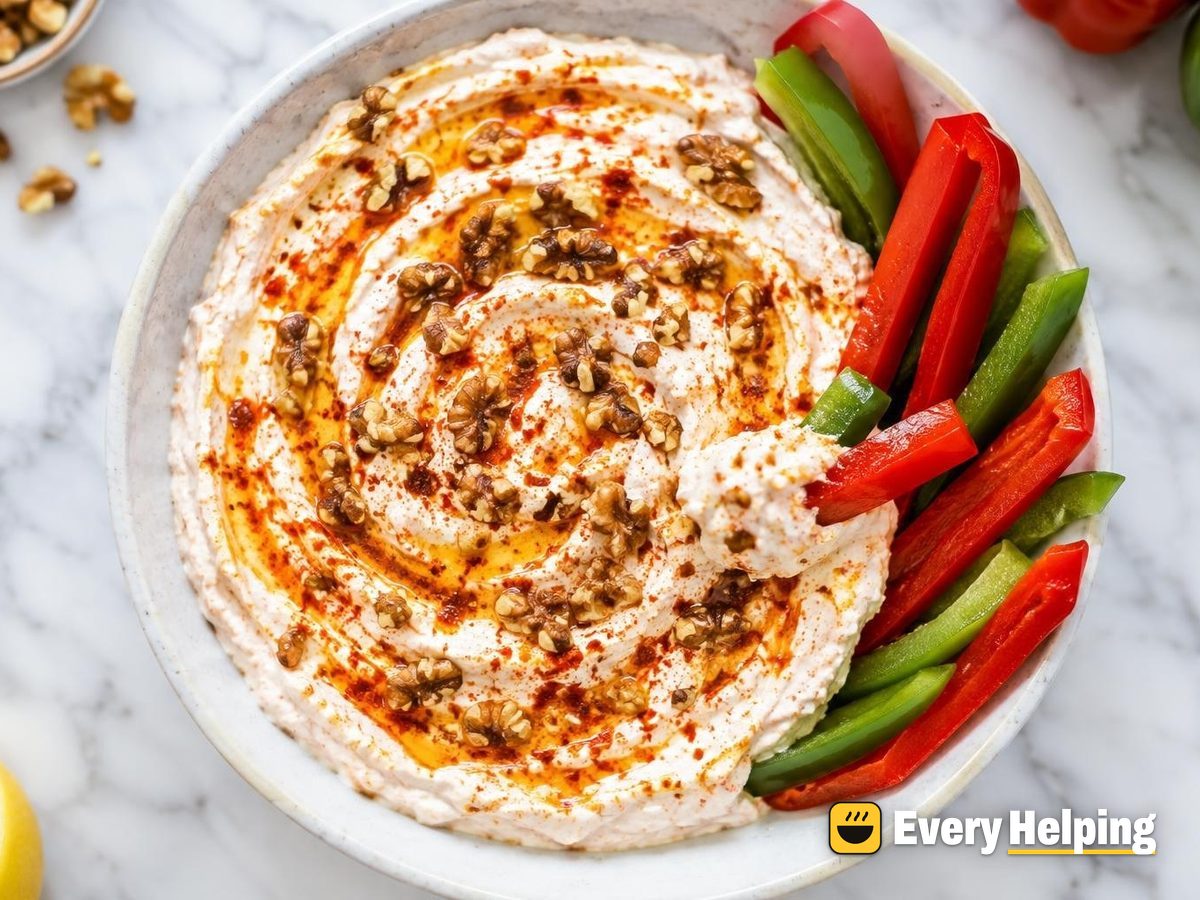 Smoky Paprika Feta-Yogurt Whip with Peppers