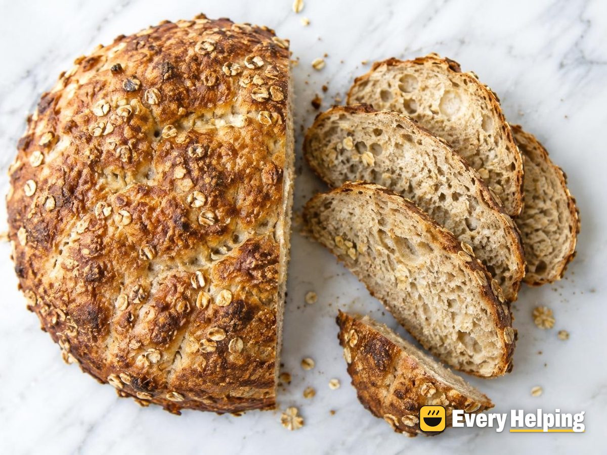 Oat Porridge Spelt Sourdough Focaccia