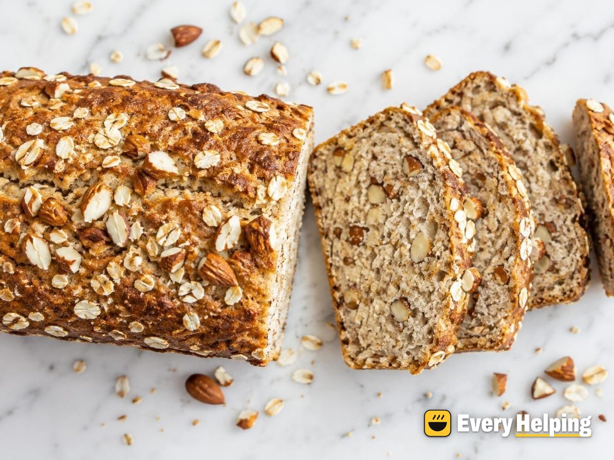 Honey Almond Butter Oat Sandwich Loaf