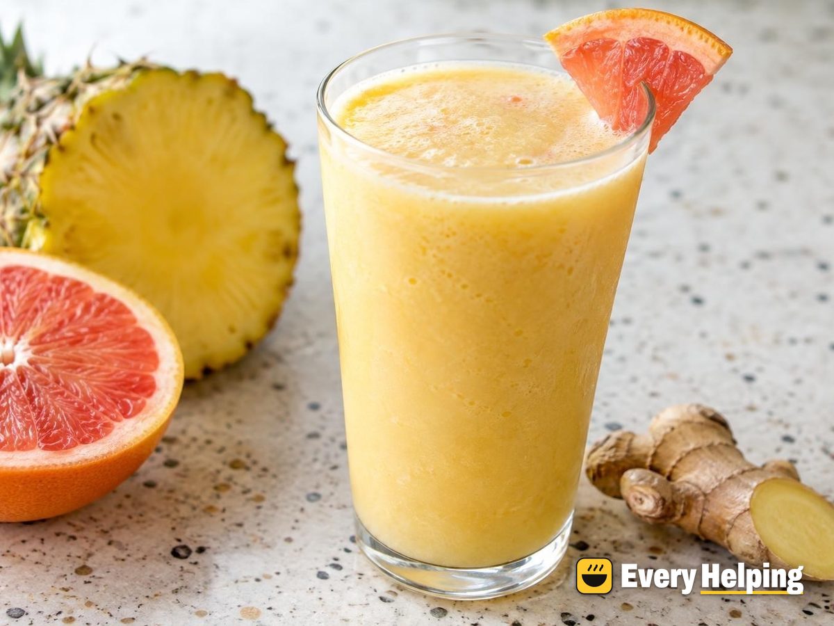 Pineapple-Coconut Water Agua Fresca with Grapefruit