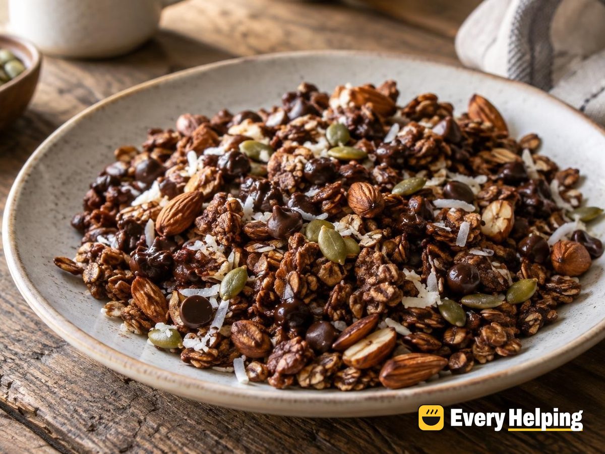 Skillet Cocoa Coconut Almond Granola